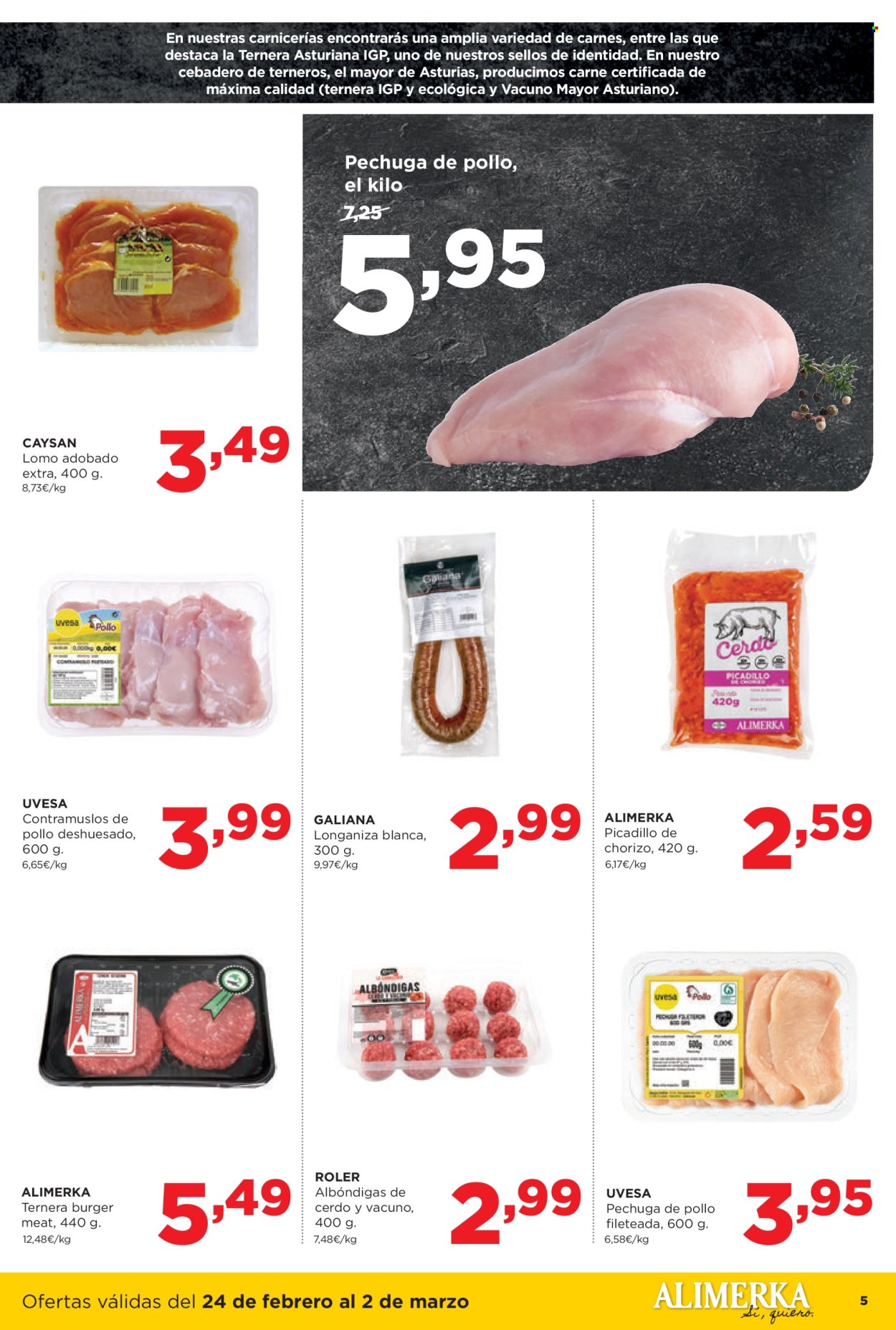 Folleto Alimerka - 24/02/25 - 02/03/25. Página 5