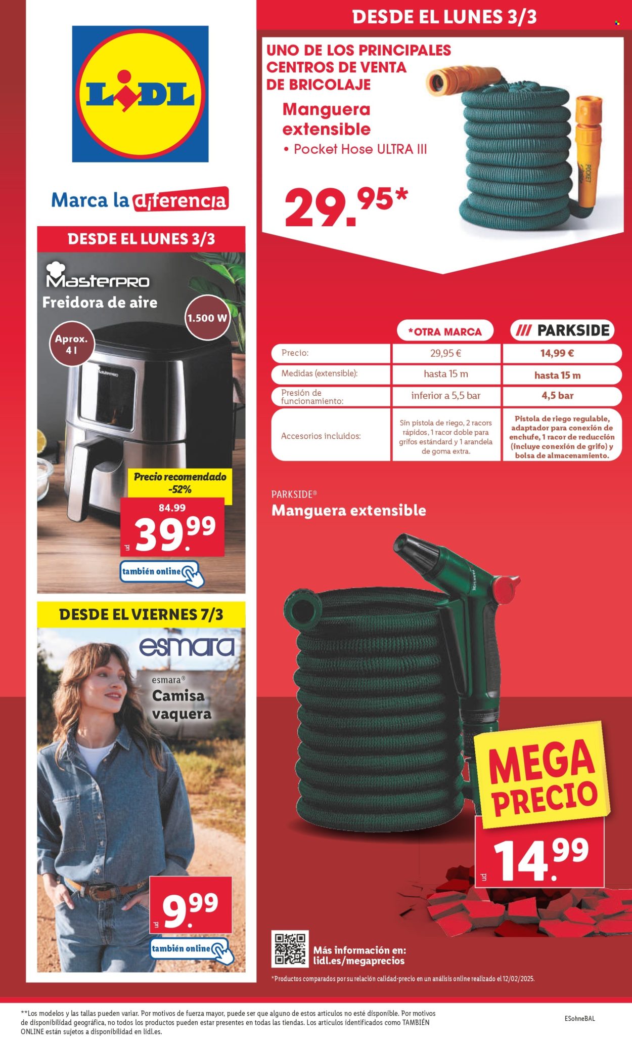 Folleto Lidl - 03/03/25 - 09/03/25. Página 1