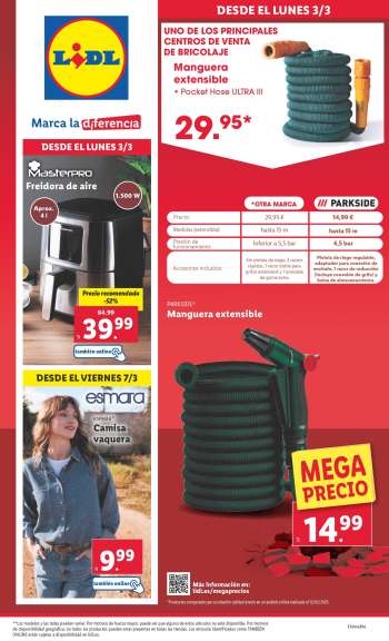 Folleto actual Lidl - 03/03/25 - 09/03/25.
