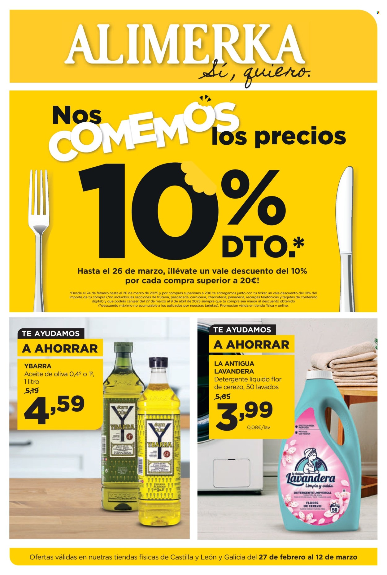 Folleto Alimerka - 27/02/25 - 12/03/25. Página 1