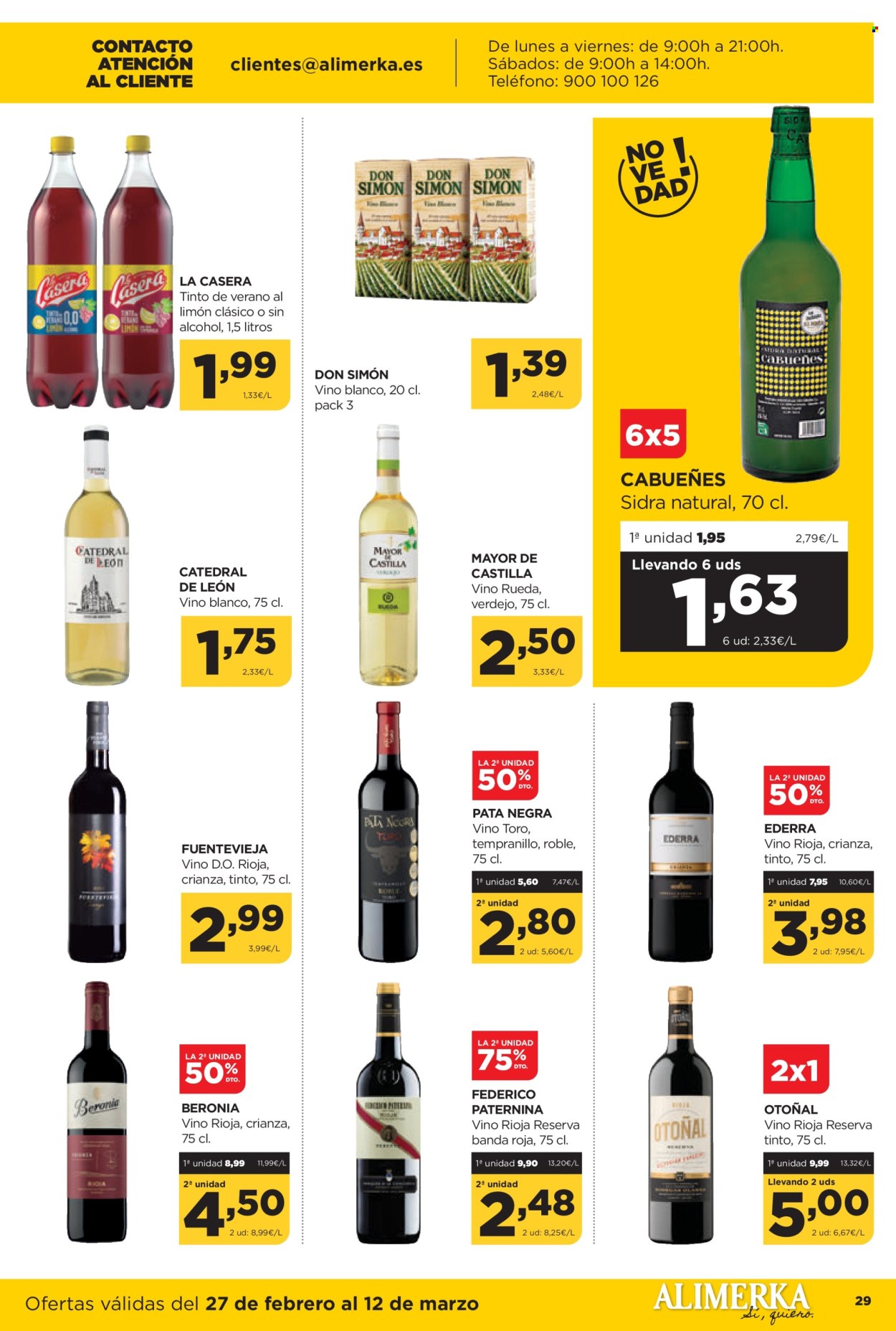 Folleto Alimerka - 27/02/25 - 12/03/25. Página 29