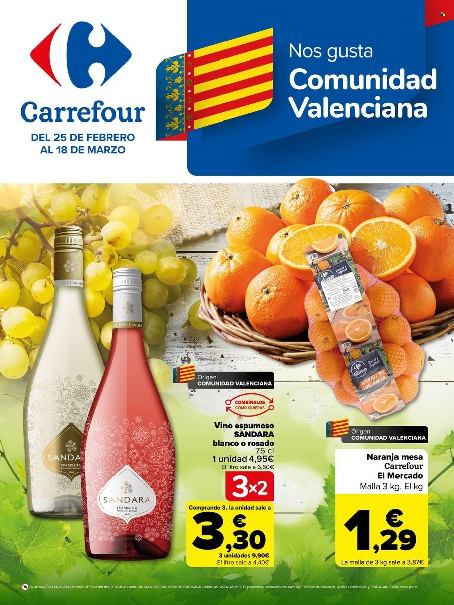 Folleto Carrefour - 25/02/25 - 18/03/25. Página 1