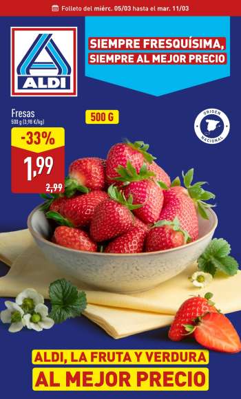 Folleto actual Aldi - 05/03/25 - 11/03/25.