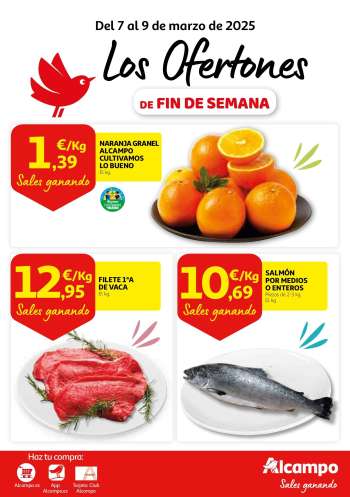 Folleto actual Alcampo - 07/03/25 - 09/03/25.