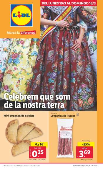 Folleto actual Lidl - 10/03/25 - 16/03/25.