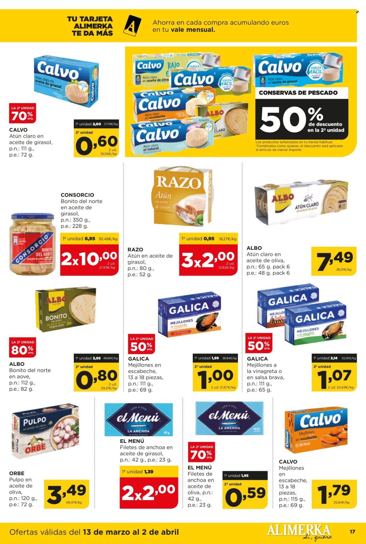 Folleto Alimerka - 13/03/25 - 02/04/25. Página 17