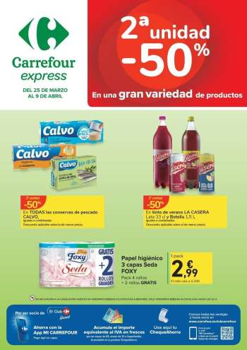Folleto actual Carrefour - 25/03/25 - 09/04/25.
