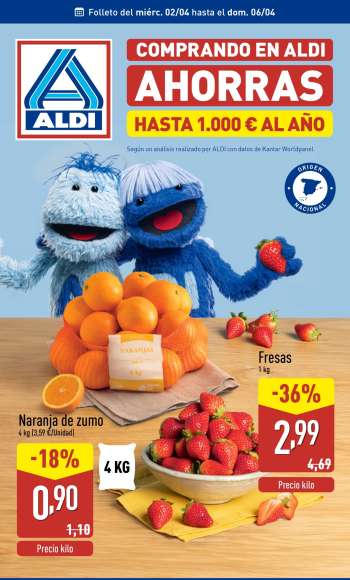 Folleto actual Aldi - 02/04/25 - 06/04/25.