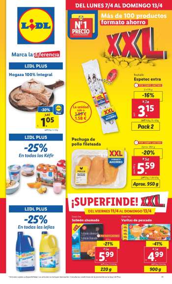 Folleto actual Lidl - 07/04/25 - 13/04/25.