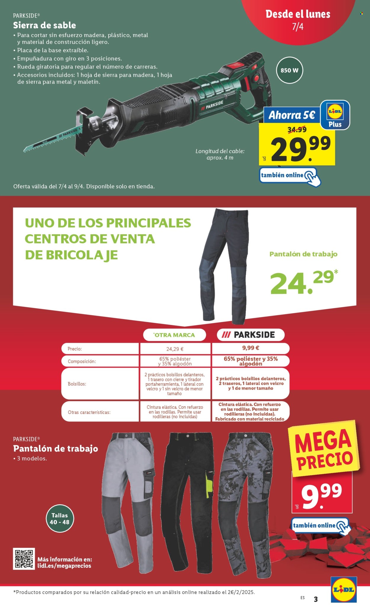 Folleto Lidl - 07/04/25 - 13/04/25. Página 3