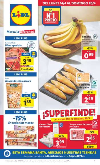 Folleto actual Lidl - 14/04/25 - 20/04/25.