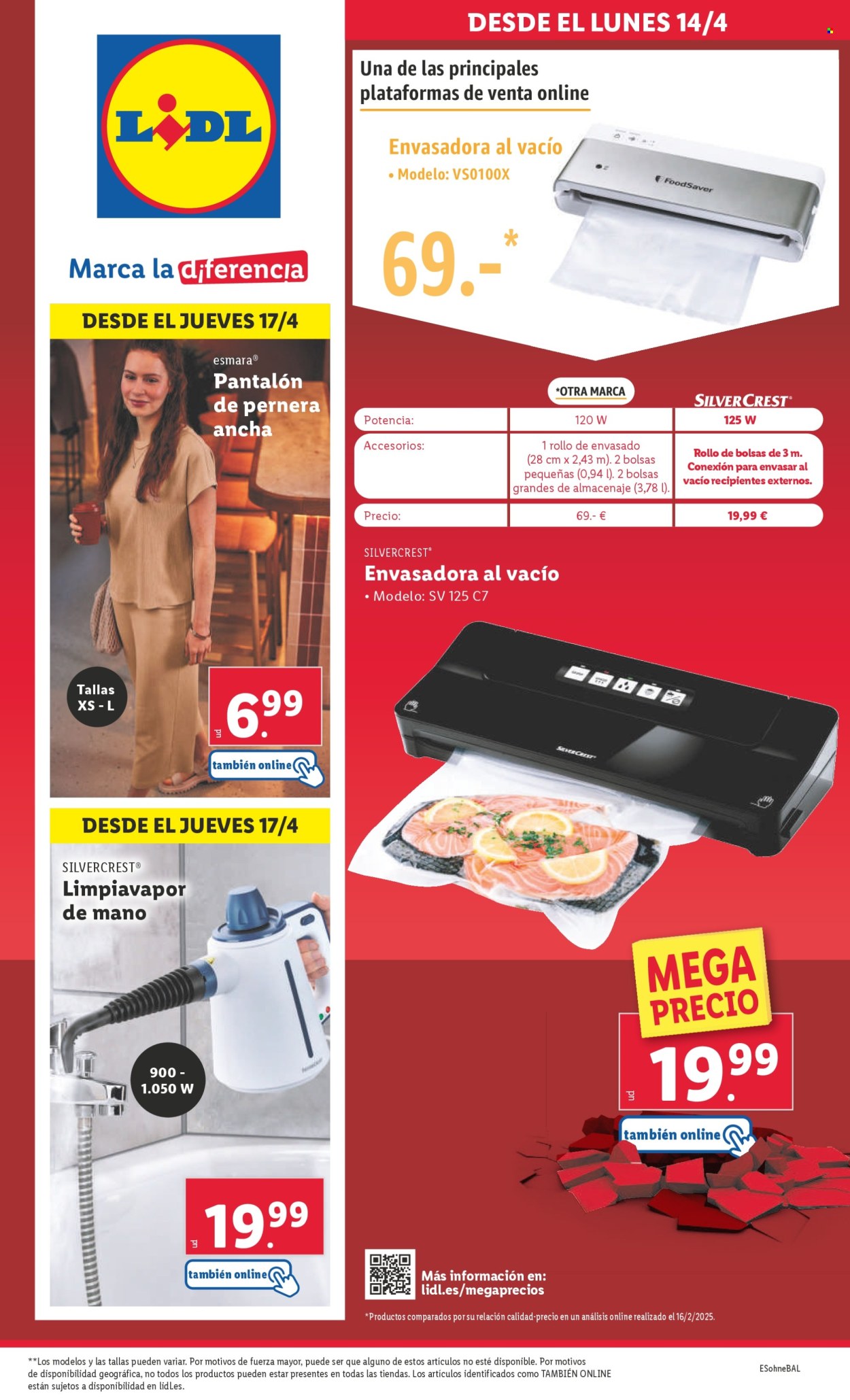 Folleto Lidl - 14/04/25 - 20/04/25. Página 1
