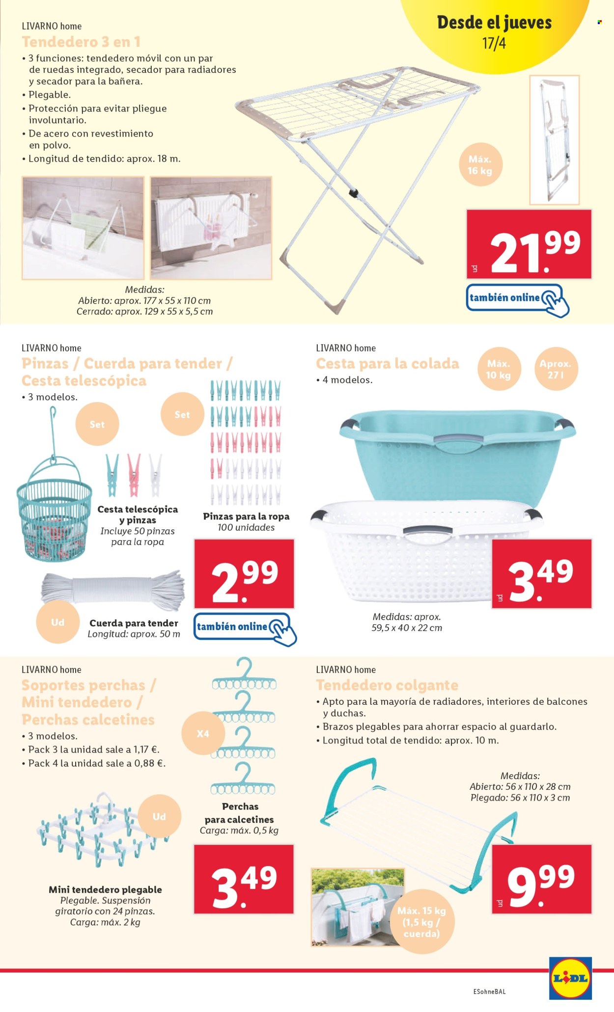 Folleto Lidl - 14/04/25 - 20/04/25. Página 17