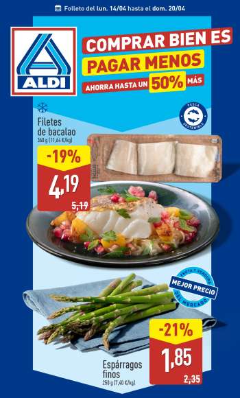Folleto actual Aldi - 14/04/25 - 20/04/25.