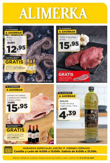 Folleto actual Alimerka - 14/04/25 - 20/04/25.