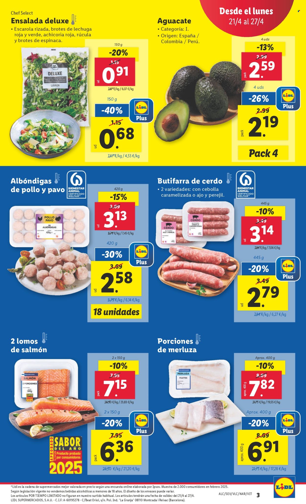 Folleto Lidl - 21/04/25 - 27/04/25. Página 3