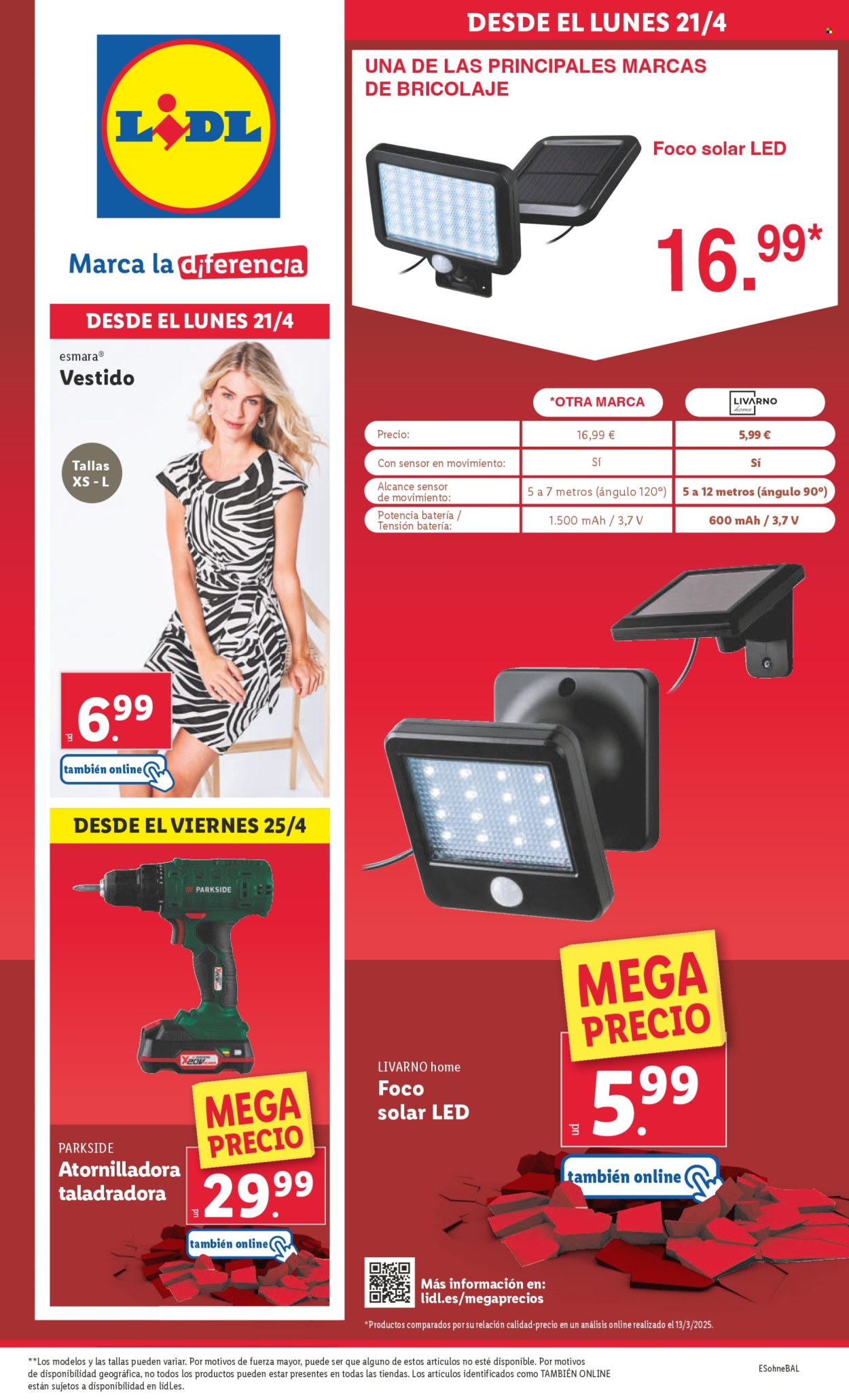 Folleto Lidl - 21/04/25 - 27/04/25. Página 28