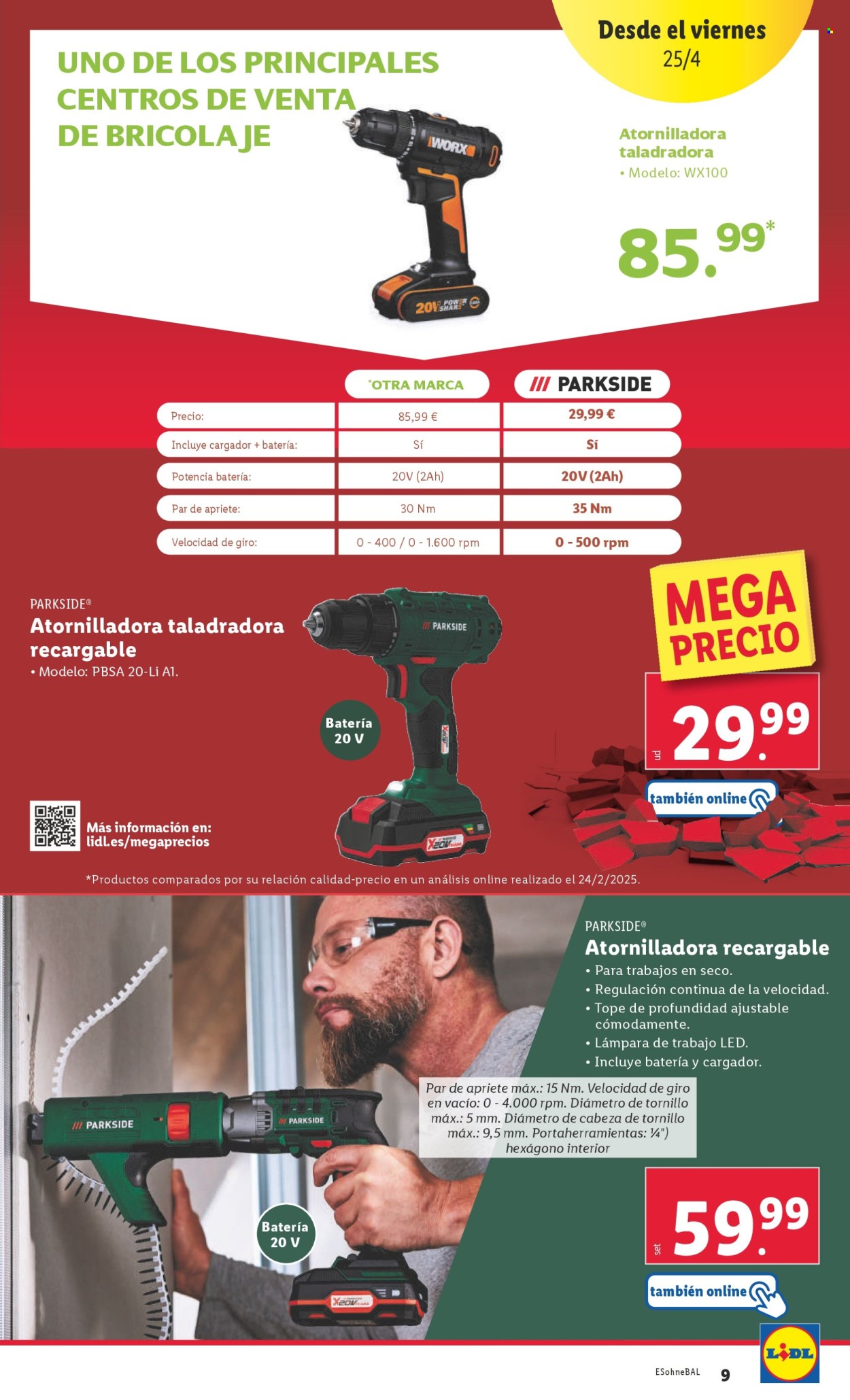 Folleto Lidl - 21/04/25 - 27/04/25. Página 46