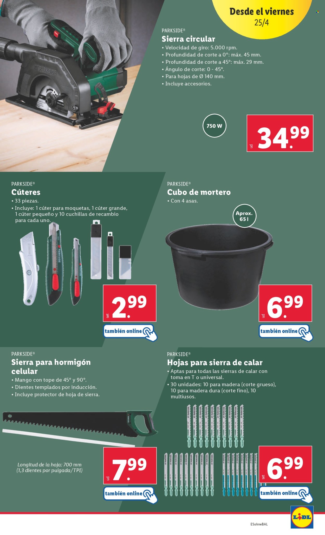 Folleto Lidl - 21/04/25 - 27/04/25. Página 23