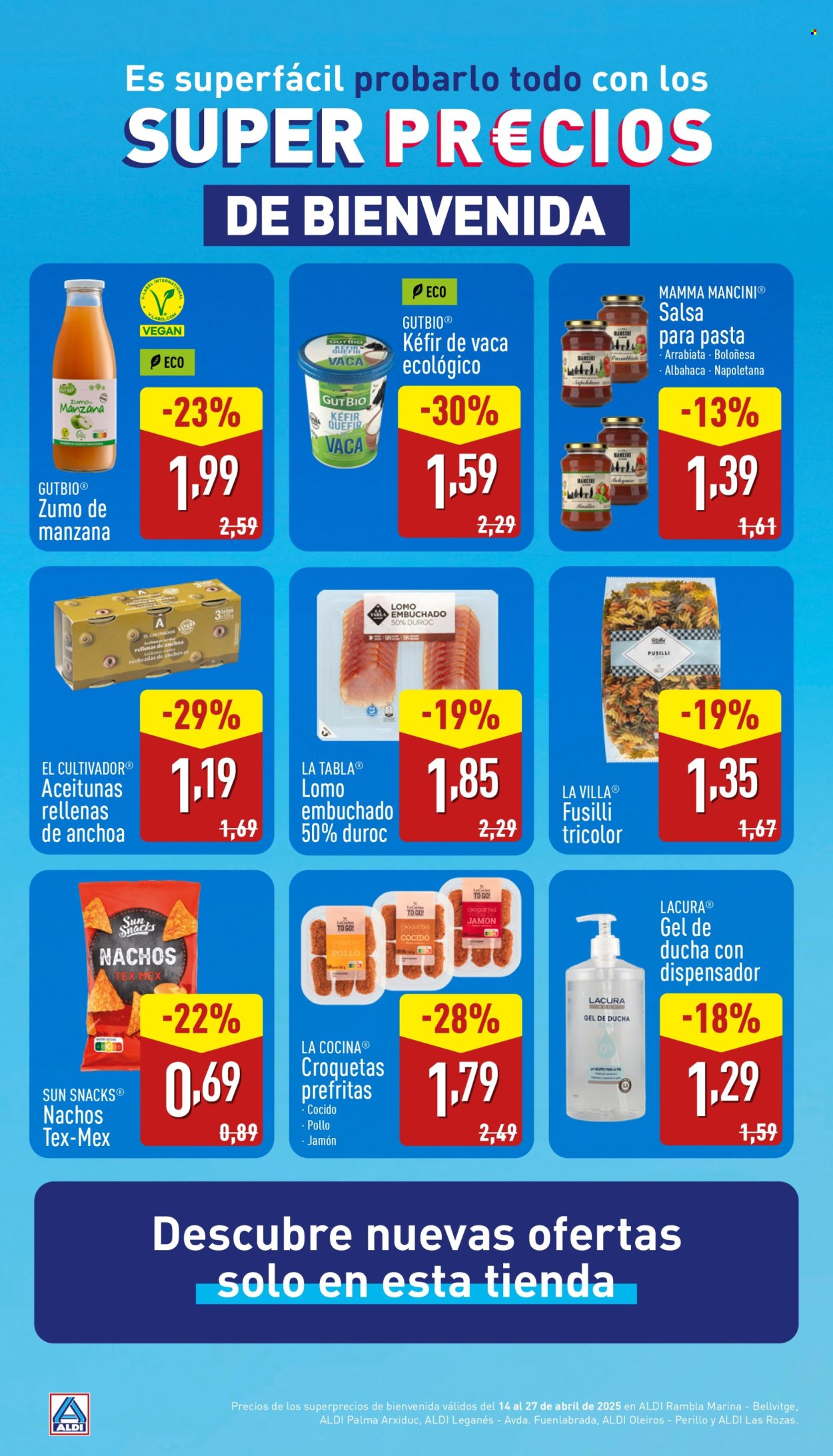 Folleto Aldi - 14/04/25 - 27/04/25. Página 1
