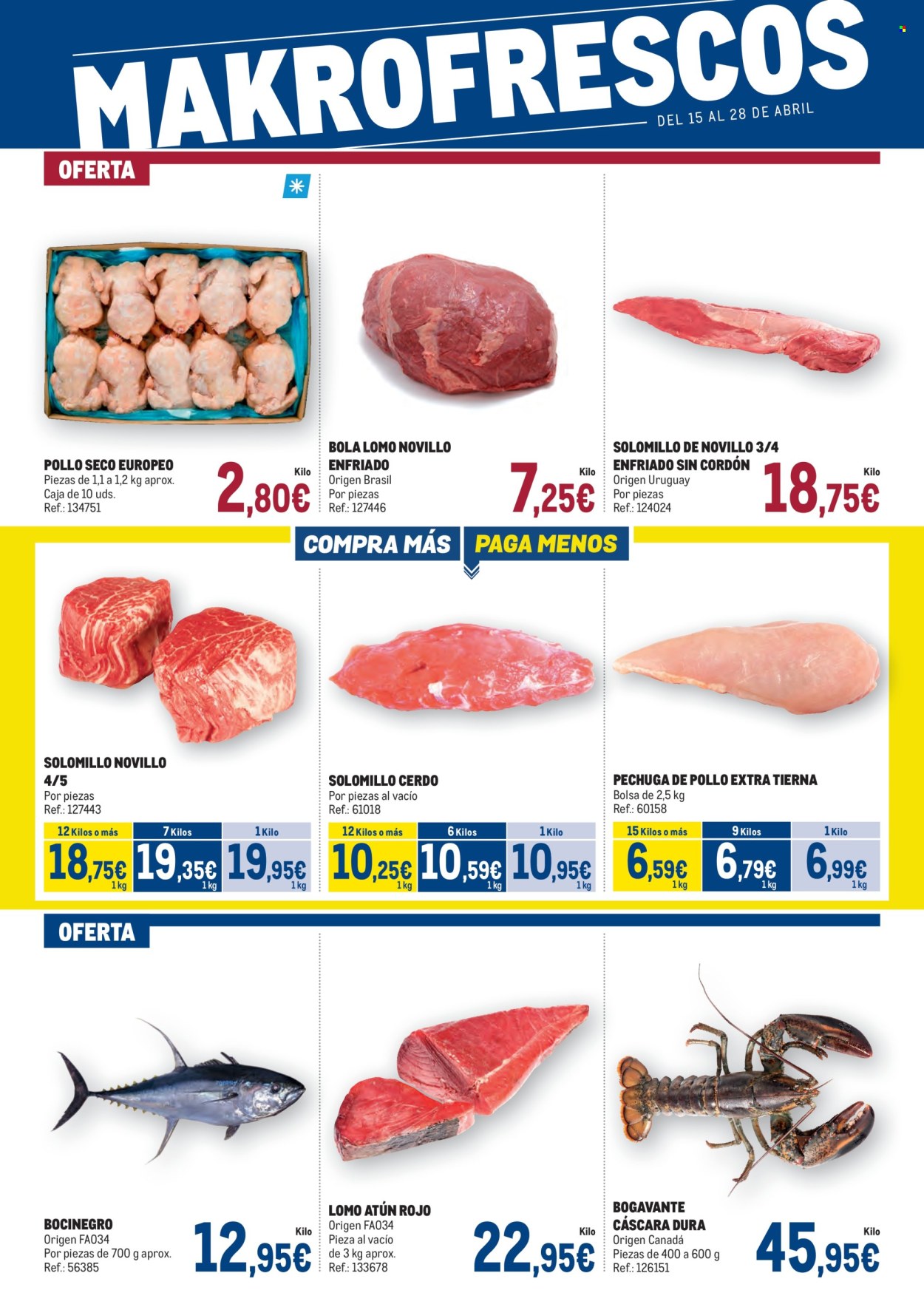 Folleto Makro - 15/04/25 - 28/04/25. Página 1