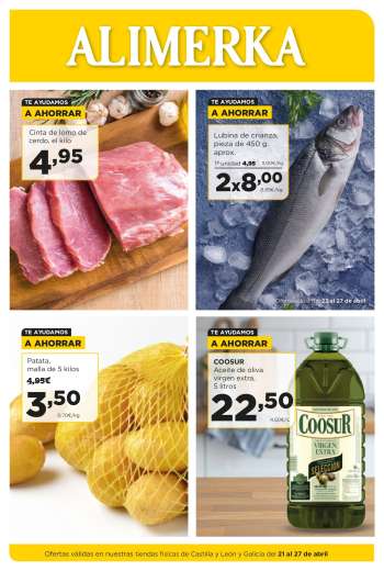 Folleto actual Alimerka - 21/04/25 - 27/04/25.