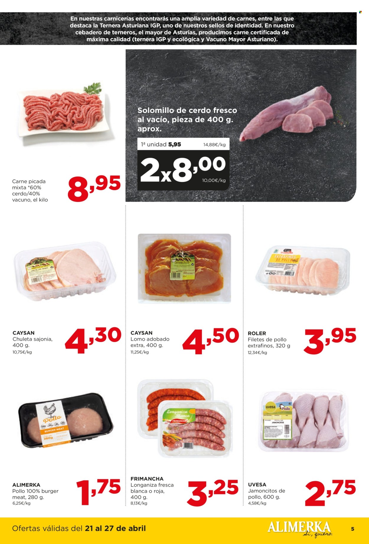 Folleto Alimerka - 21/04/25 - 27/04/25. Página 5