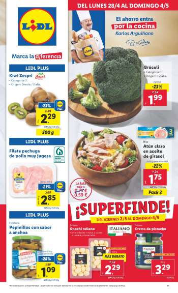 Folleto actual Lidl - 28/04/25 - 04/05/25.