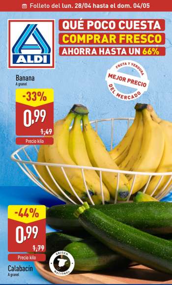 Folleto actual Aldi - 28/04/25 - 04/05/25.