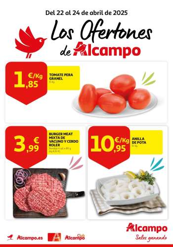 Folleto actual Alcampo - 22/04/25 - 24/04/25.