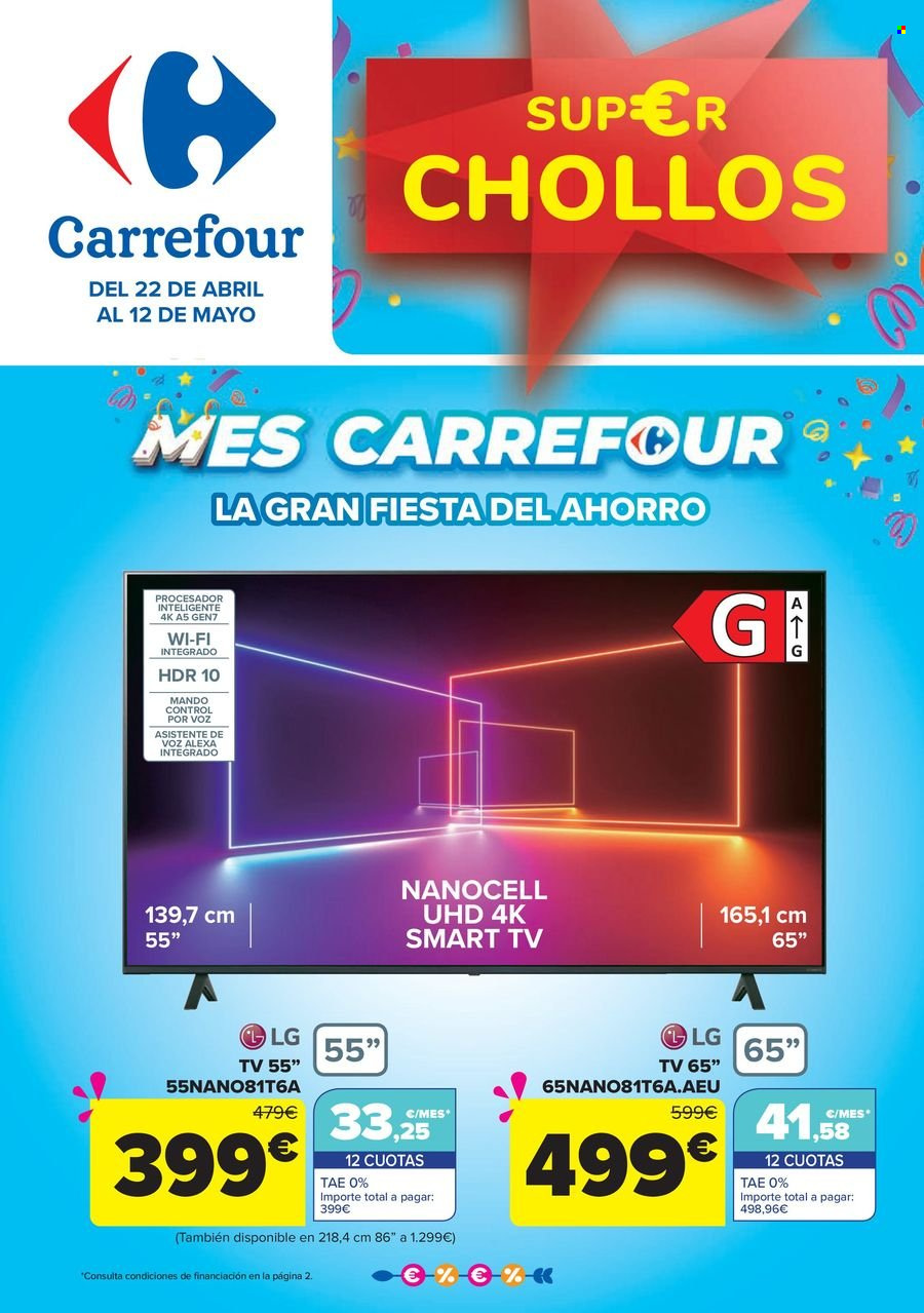 Folleto Carrefour - 22/04/25 - 12/05/25. Página 1