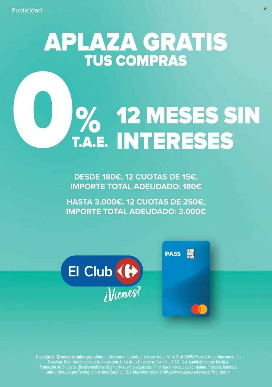 Folleto Carrefour - 25/04/25 - 04/05/25. Página 12