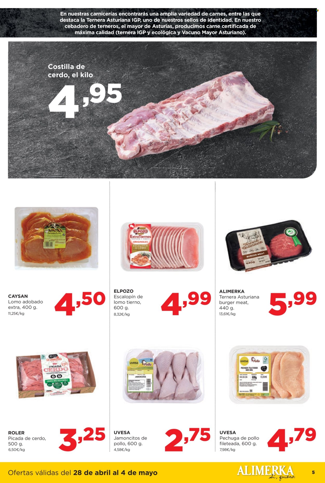 Folleto Alimerka - 28/04/25 - 04/05/25. Página 5