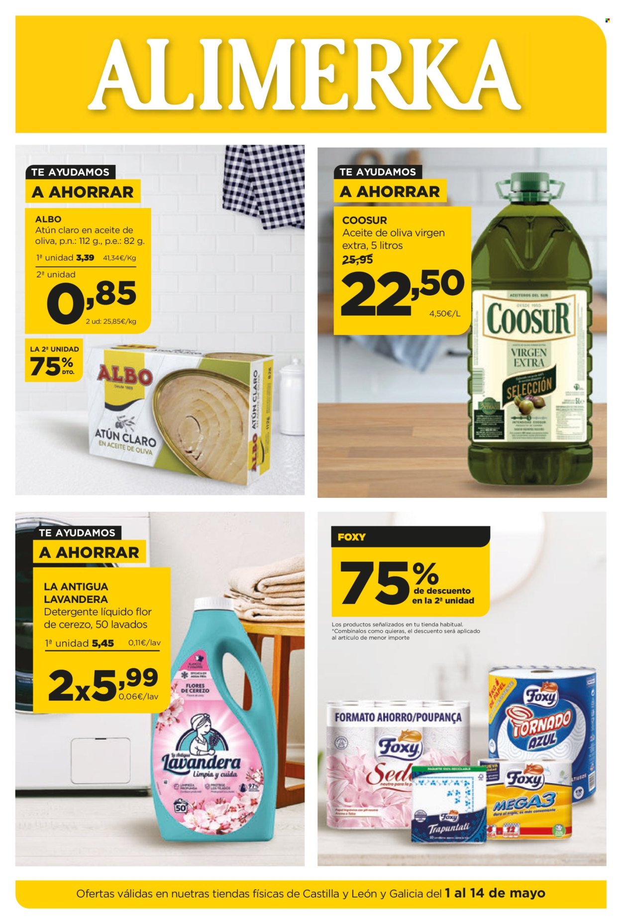 Folleto Alimerka - 01/05/25 - 14/05/25. Página 1