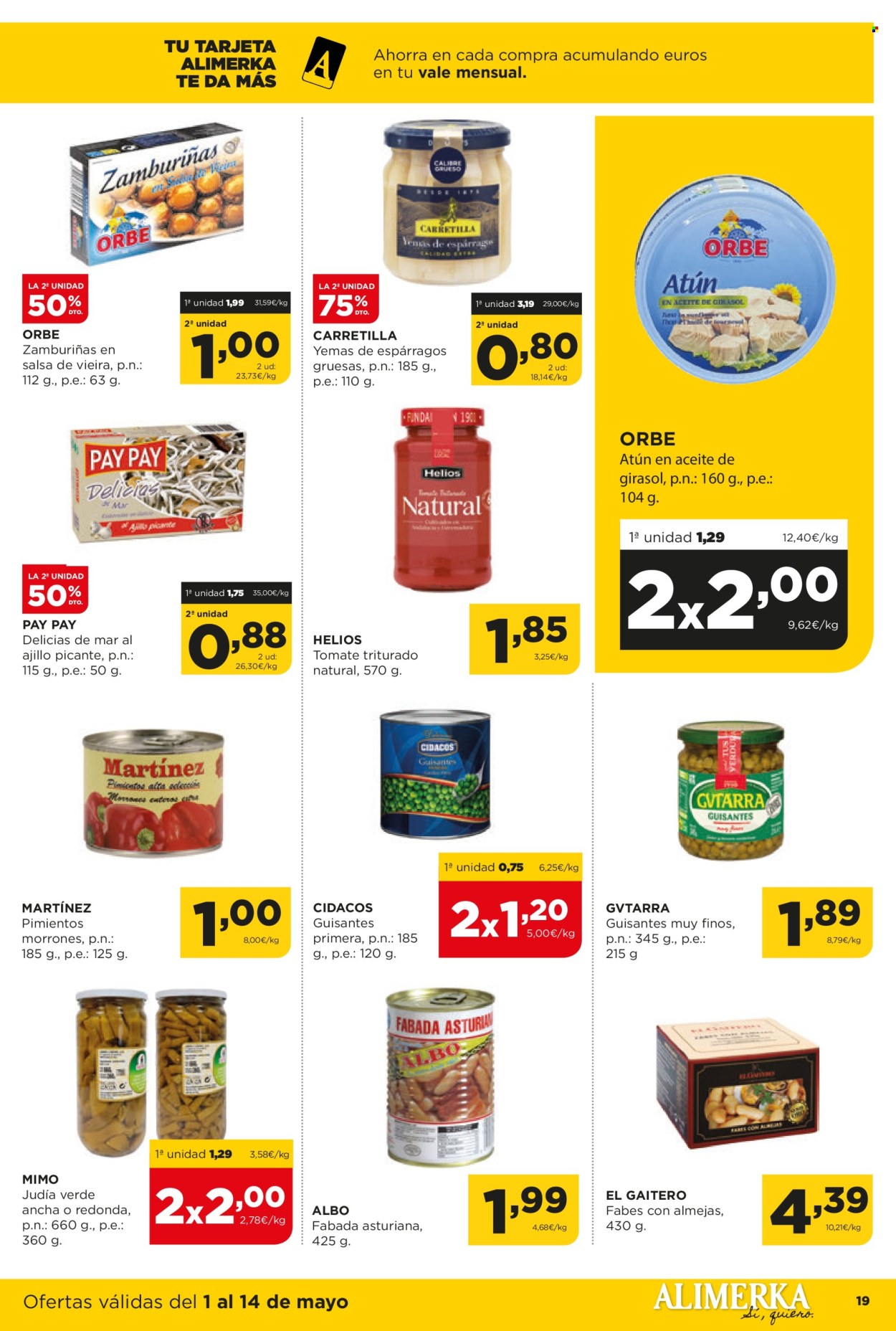 Folleto Alimerka - 01/05/25 - 14/05/25. Página 19