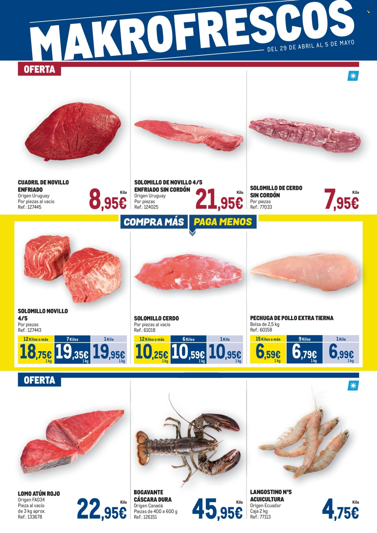 Folleto Makro - 29/04/25 - 05/05/25. Página 1
