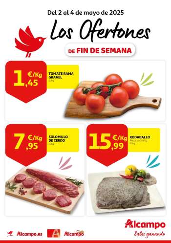Folleto actual Alcampo - 02/05/25 - 04/05/25.