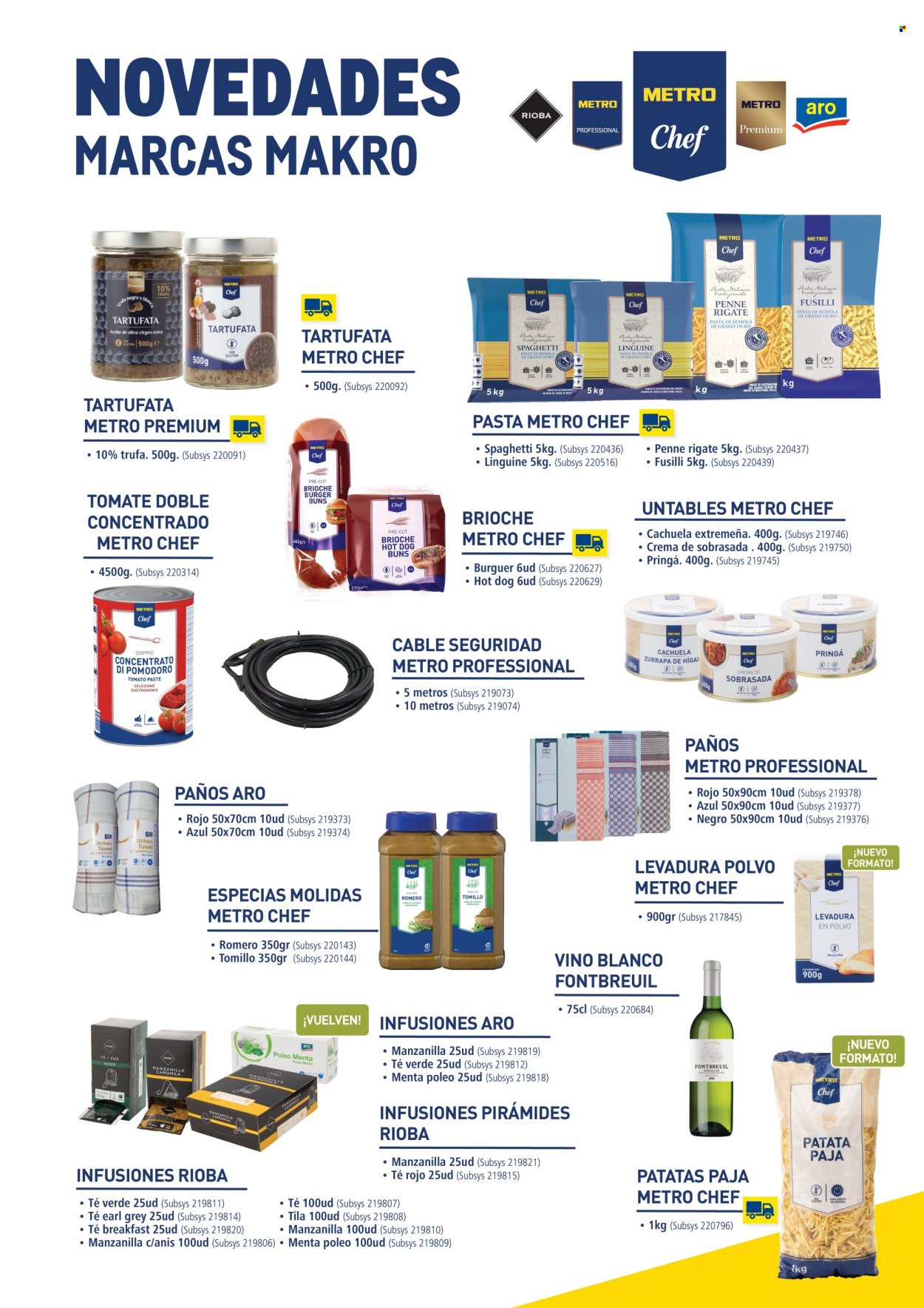 Folleto Makro. Página 1