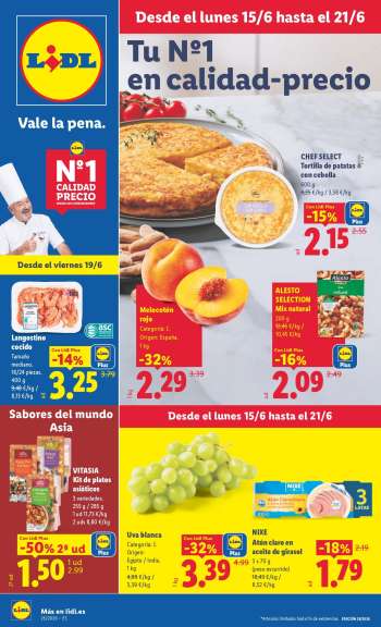Folleto actual Lidl - 15/06/26 - 21/06/26.
