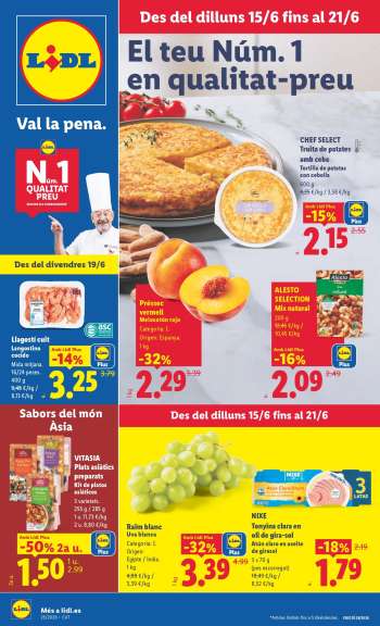 Folleto actual Lidl - 15/06/26 - 21/06/26.