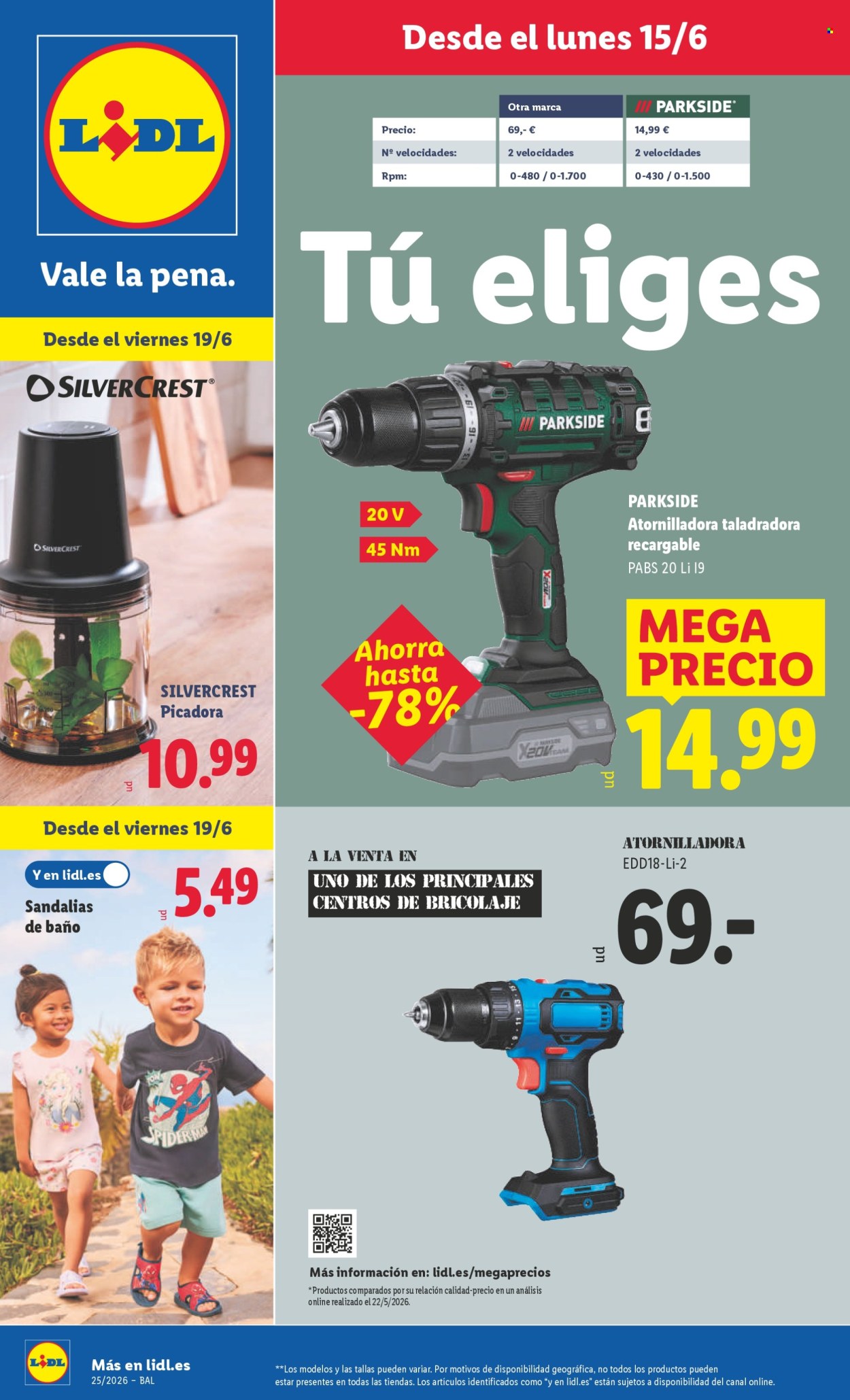 Folleto Lidl - 15/06/26 - 21/06/26. Página 1