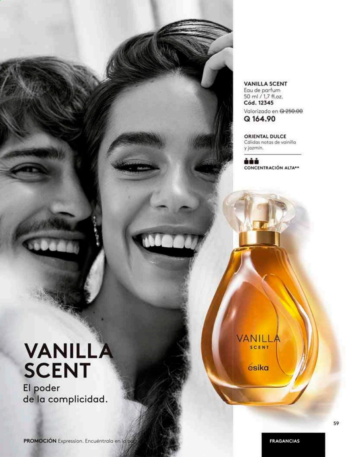 thumbnail - Folleto actual Ésika - Ventas - perfume. Página 59.