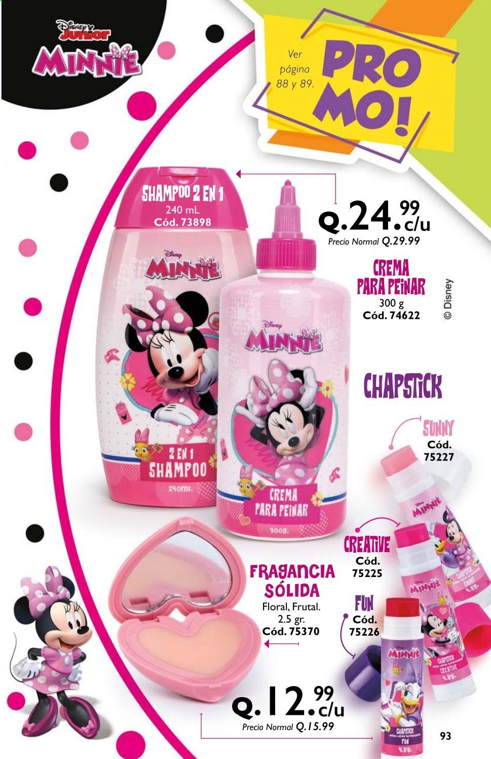 thumbnail - Folleto actual LêCleire - 1.4.2021 - 30.4.2021 - Ventas - champú, crema, crema para peinar, Minnie, Disney, shampoo. Página 95.