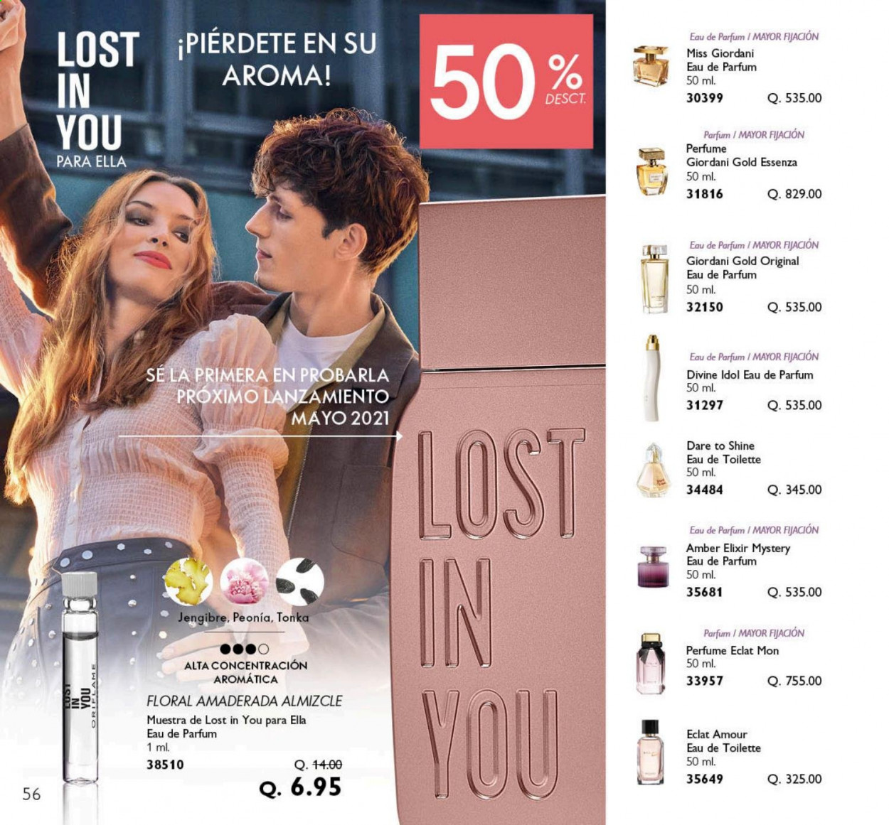 Catálogo Oriflame - 1.4.2021 - 30.4.2021. Página 56