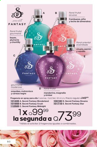 Catálogo Avon. Página 50