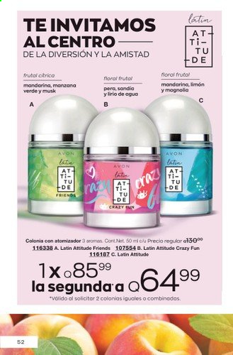Catálogo Avon. Página 52