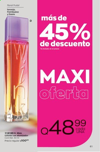 Catálogo Avon. Página 61