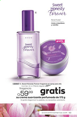 Catálogo Avon. Página 63