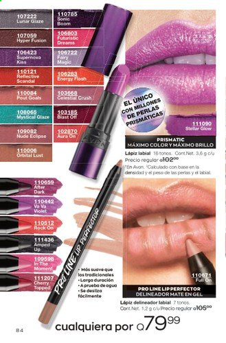 Catálogo Avon. Página 84