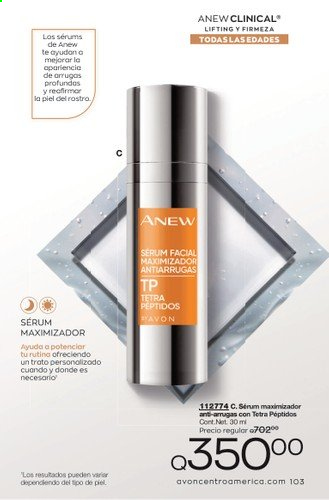 Catálogo Avon. Página 103